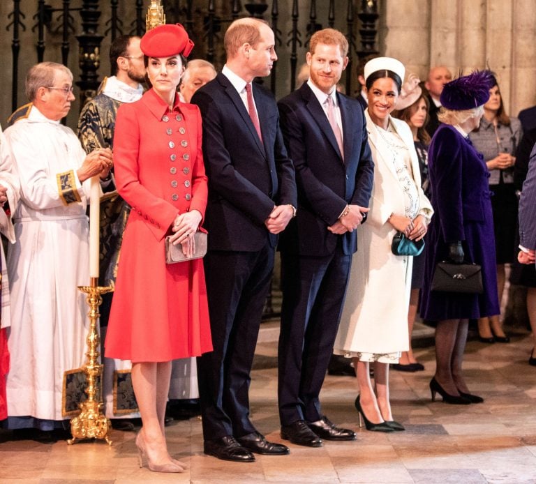 Príncipe Harry, Meghan Markle, Príncipe William e Kate Middleton (Foto: Reprodução)v