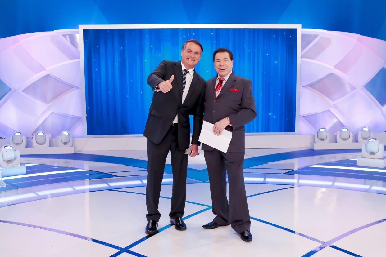 Jair Bolsonaro e Silvio Santos (Foto: Divulgação)