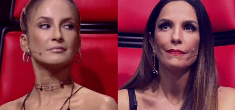 Claudia Leitte e Ivete Sangalo viraram assunto por conta da gravidez da loira (Foto: Reprodução)