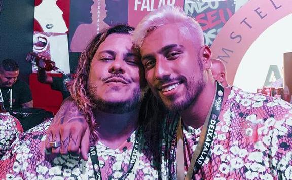 Marcus Majella, do Multishow, e Guilherme Castro (Foto: Reprodução/Instagram)