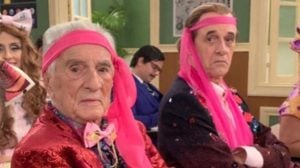 Orlando Drummond e Marcos Caruso como Seu Peru (Foto: Divulgação/TV Globo)