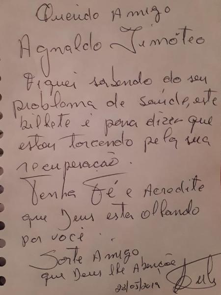 Agnaldo Timóteo está internado em hospital desde semana passada