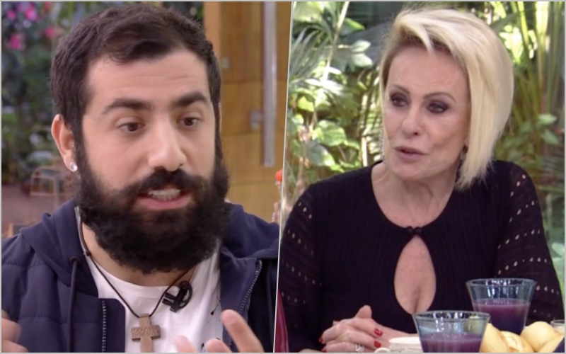 Kaysar vai aos prantos ao falar sobre grande medo no Mais Você para Ana Maria Braga: "ter aceitar para sobreviver" Foto: Reprodução