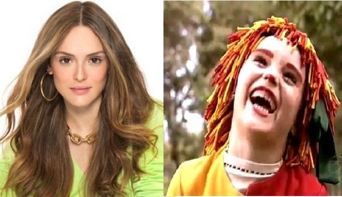 Isabelle Drummond hoje e na época da Emília (Foto: Reprodução)