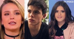 Larissa Manoela, Thomaz Costas e Maisa participaram de grandes produções do SBT (Foto: Montagem/TV Foco)