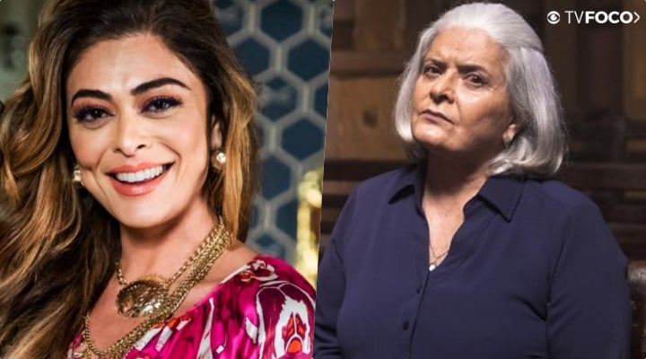 Nilda (Jussara Freire) e Maria da Paz (Juliana Paes) estão na novela das nove da Globo A Dona do Pedaço