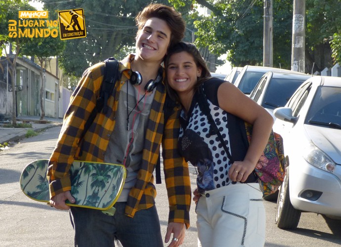 Rodrigo e Lívia, personagens de Nicolas Prattes e Giulia Costa em Malhação Foto: Reprodução Globo