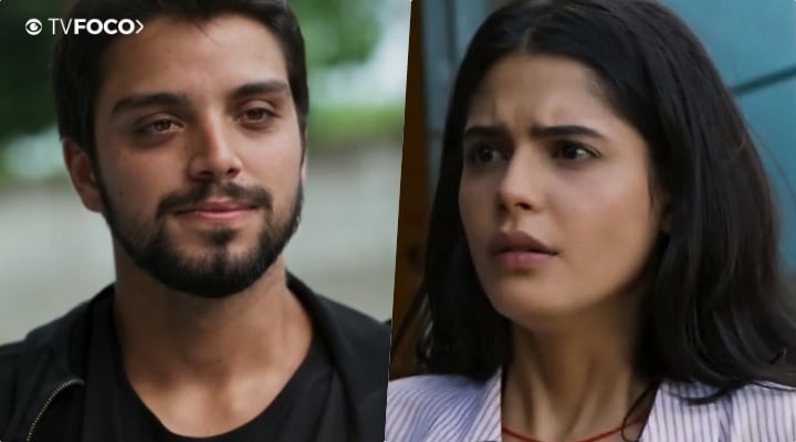Na novela da Globo, Órfãos da Terra, Bruno (Rodrigo Simas) e Laila (Julia Dalavia) movimentarão a trama