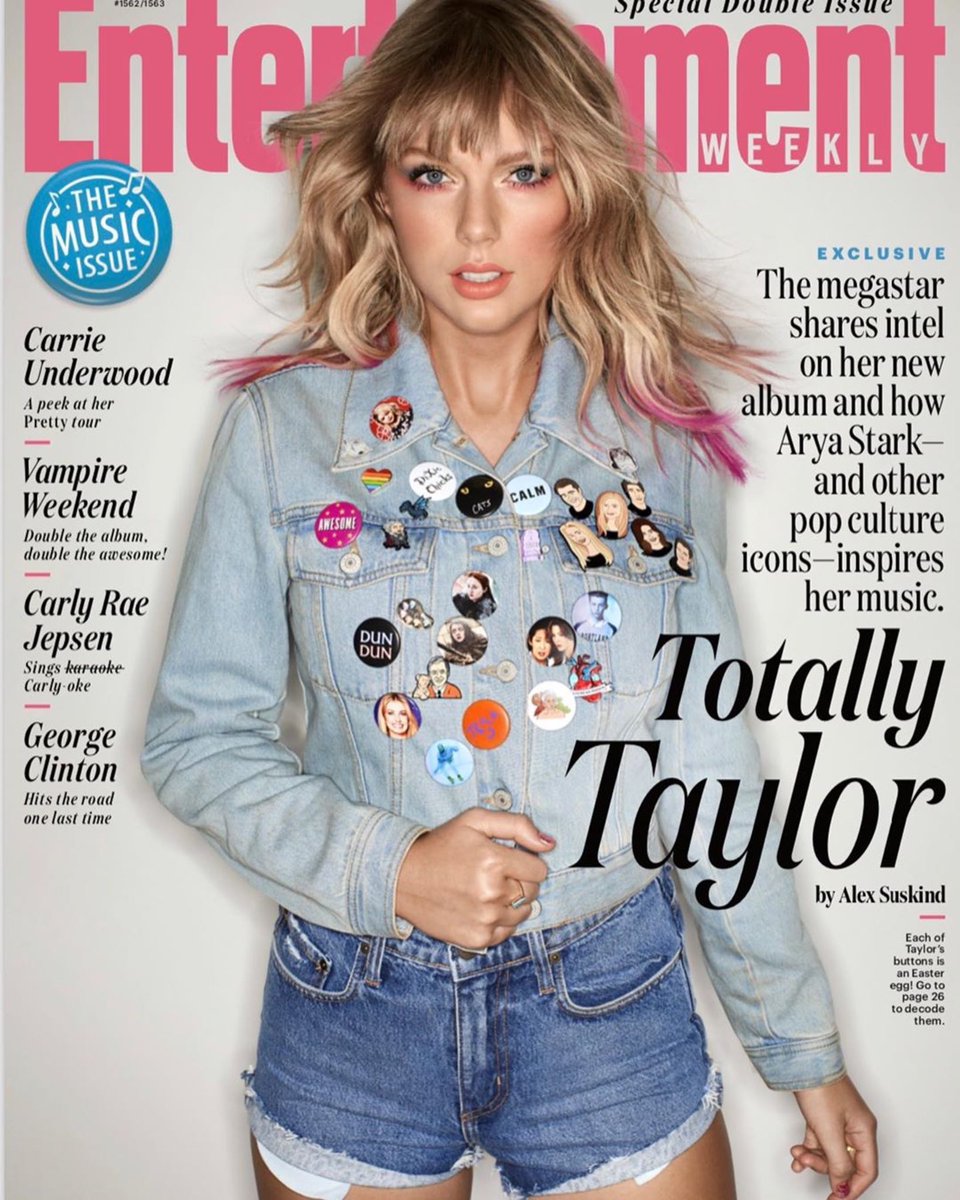 Taylor Swift na capa da revista Entertainment Weekly (Foto: Reprodução)