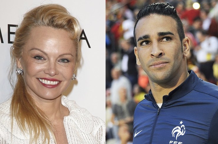 Pamela Anderson termina namoro com Adil Rami (Foto: Reprodução) Pamela Anderson termina namoro com Adil Rami (Foto: Reprodução)