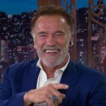 Arnold Schwarzenegger conversou com Danilo Gentili no The Noite e falou sobre a vida pessoal e profissional. (Foto: Divulgação/SBT)