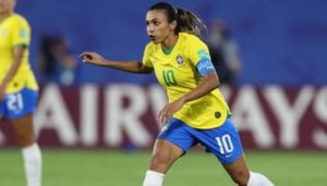 A atacante Marta, principal jogadora da Seleção feminina do Brasil (Foto: Divulgação/CBF)