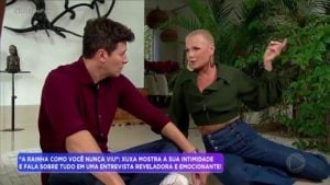 Xuxa deu entrevista bombástica a Rodrigo Faro (Foto: Reprodução/Record)