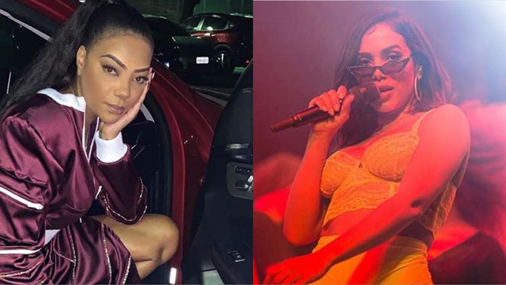 As cantoras Anitta e Ludmilla (Montagem: TV Foco)