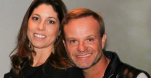 Rubens Barrichello e a ex-esposa, Silvana Giaffone (Foto: Divulgação)