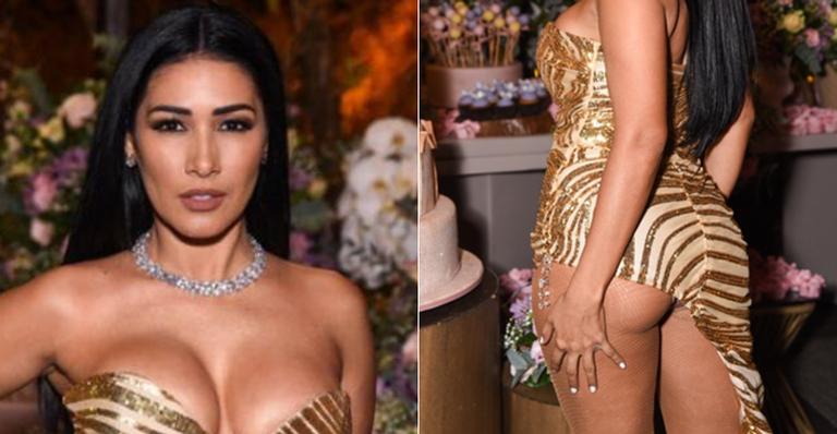 Simaria, irmã de Simone, exibindo bunda em sua festa de aniversário - Leo Franco/AgNews