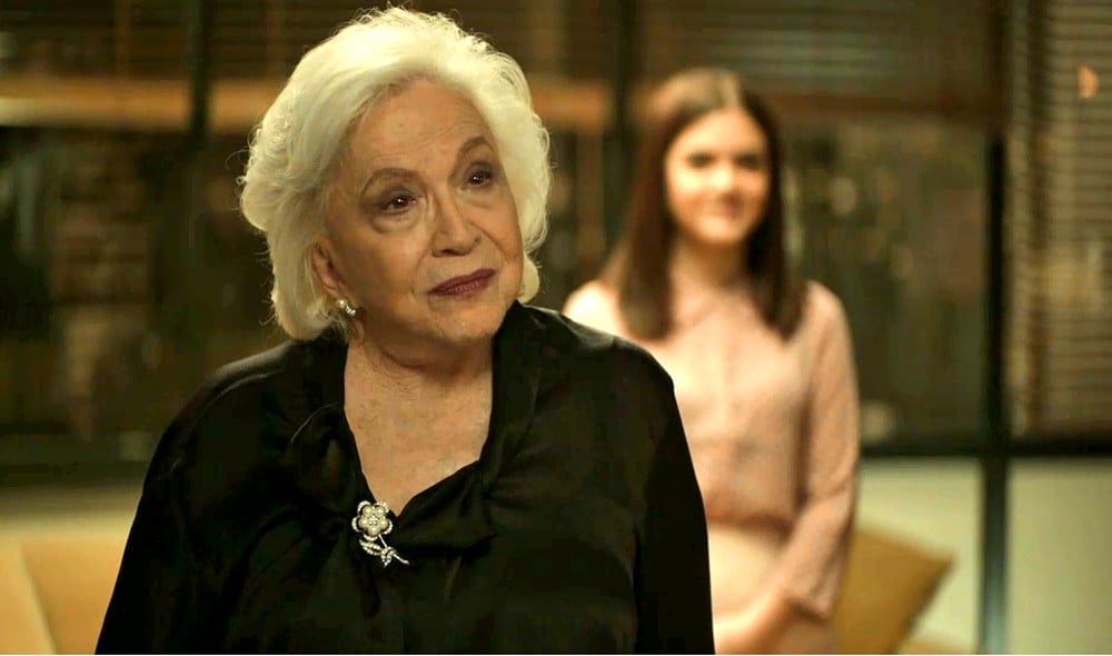 Gladys (Nathalia Timberg) em cena da novela A Dona do Pedaço (Foto: Reprodução/Globo)ovela A Dona do Pedaço da Globo