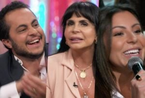 Thammy Miranda esteve com Gretchen e Andressa Ferreira no Conversa com Bial na Globo