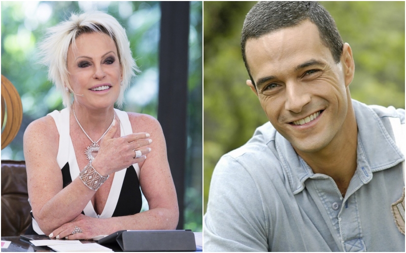 Apresentadora do Mais Você, da Globo, Ana Maria Braga constrange jornalista, Fabricio Battaglini ao vivo (Montagem TV Foco)