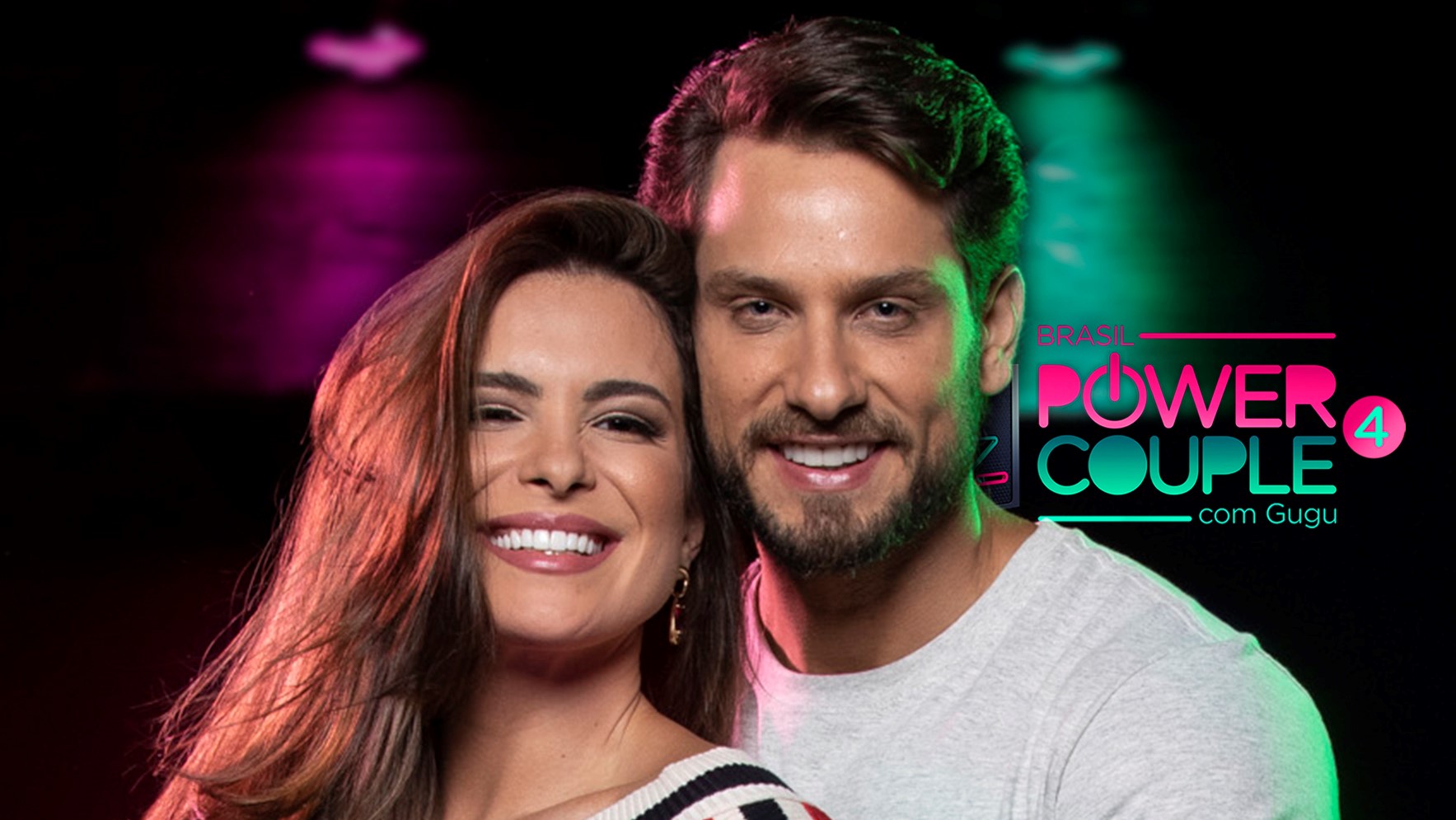 Eliéser Ambrósio e Kamilla Salgado no Power Couple (Foto: Reprodução)