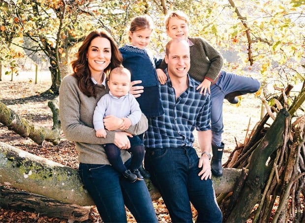 Príncipe William, Kate Middleton e filhos (Foto: Reprodução)