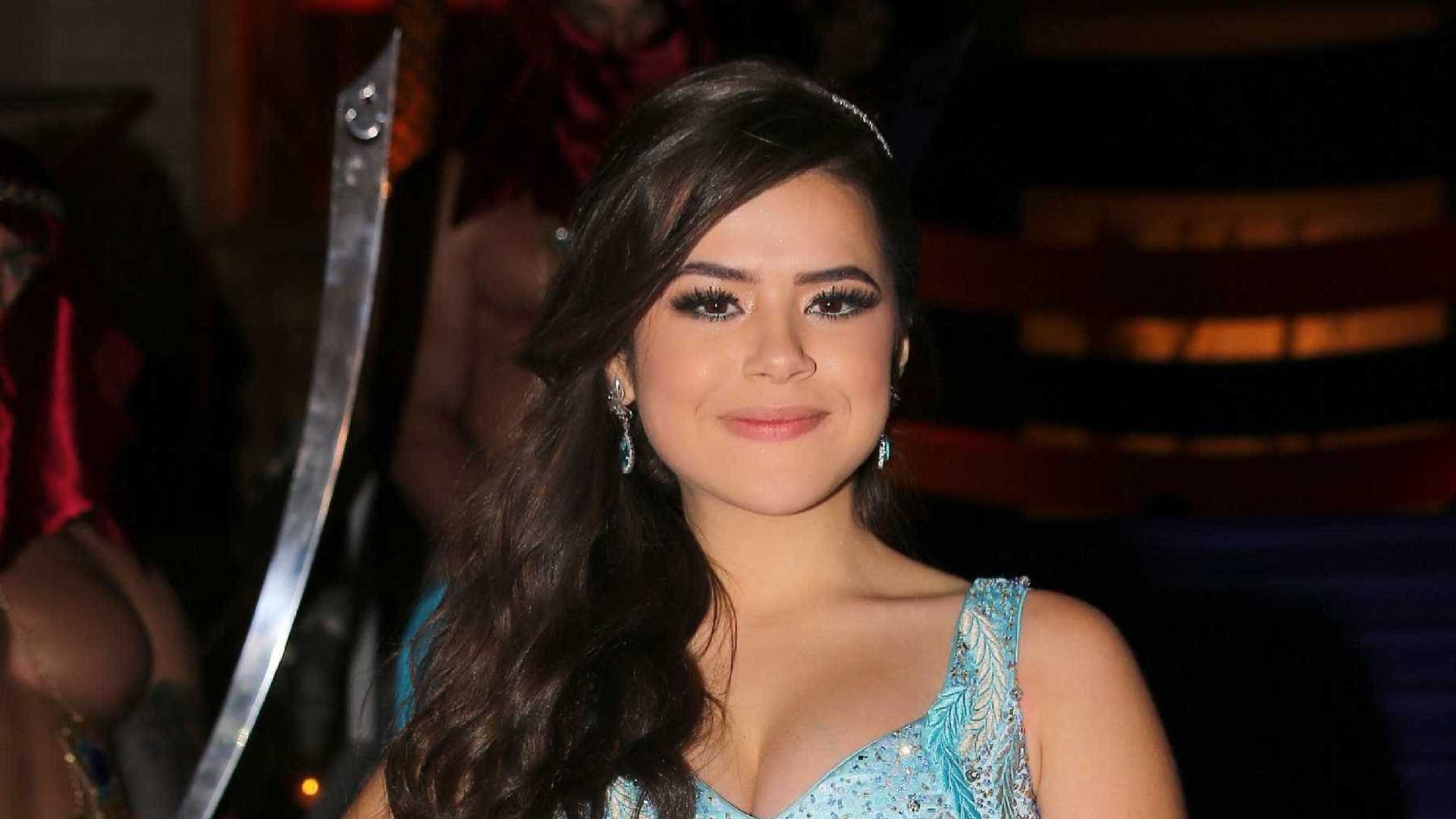 A atriz Maisa Silva faz declaração para seu namorado (Foto: Reprodução)