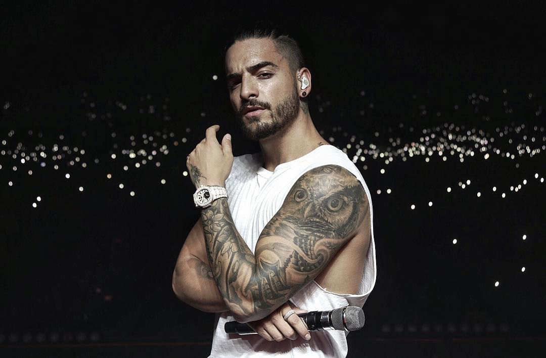 O cantor Maluma deu o que falar com uma publicação que fez em sua rede social Instagram (Foto: Reprodução)