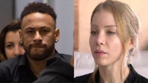 O jogador Neymar e a modelo, Najila Trindade (Foto: Montagem)