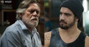Rock pegará Otávio no pulo e ajudará Agno em A Dona do Pedaço (Foto: Montagem/TV Foco)