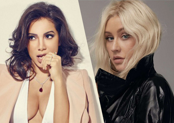 Anitta desmentiu boato de que ela lancaria música com Christina Aguilera (Foto: Reprodução)