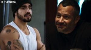 Rock (Caio Castro) será seduzido por Agno (Malvino Salvador) em A Dona do Pedaço (Foto: Reprodução/Globo)