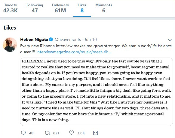 Tweet que o presidente Donal Trump curtiu (Foto: Reprodução)