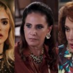 Manu (Isabelle Drummond) enfrenta Mercedes (Totia Meireles) e Lidi faz confissão na Globo de Verão 90 (Foto: Montagem/TV Foco)