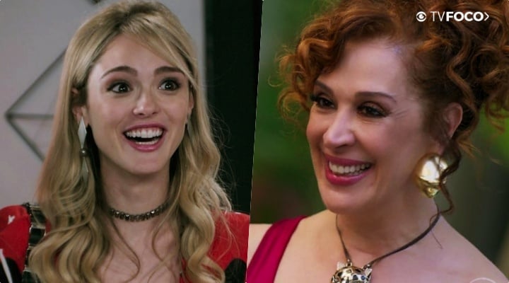 Claudia Raia interpreta Lidiane em Verão 90, mãe da protagonista da Globo Manuzita (Isabelle Drummond)