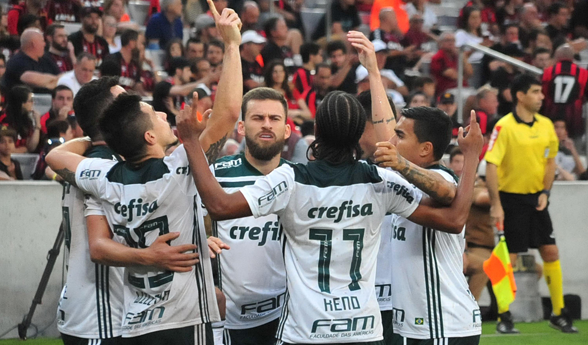 Palmeiras teve ótima atuação contra o AtléticoPR (Foto: Ernani Ogata/Codigo19)