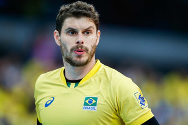 Jogador de Vôlei, Bruno Rezende - Foto: Reprodução