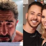 Marcos Mion e a dupla Sandy e Junior (Montagem: Tv Foco)
