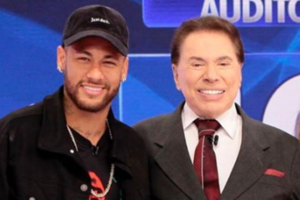 Neymar participou do Programa Silvio Santos no SBT (Foto: Reprodução/Instagram)