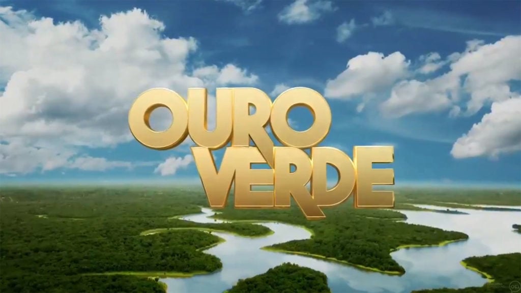 Logo da novela Ouro Verde exibida pela Band (Foto: Divulgação/Band)