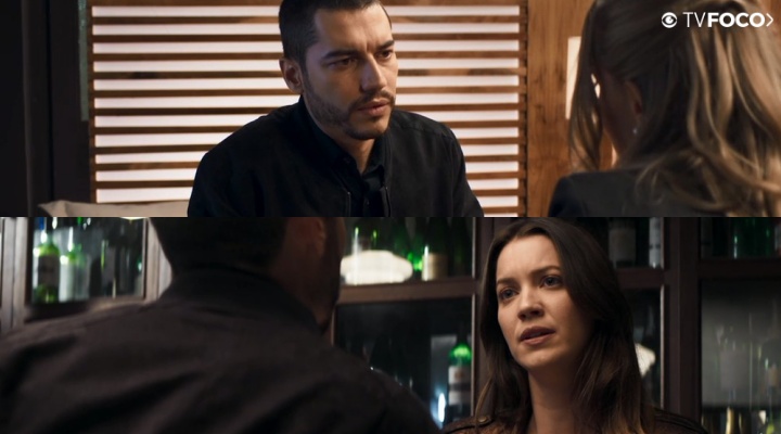 Camilo e Fabiana em A Dona do Pedaço da Globo 