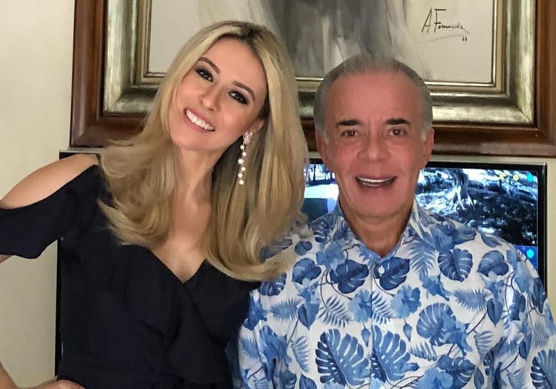 Chiquinho Scarpa e a namorada Luana Risério (Foto: Reprodução)