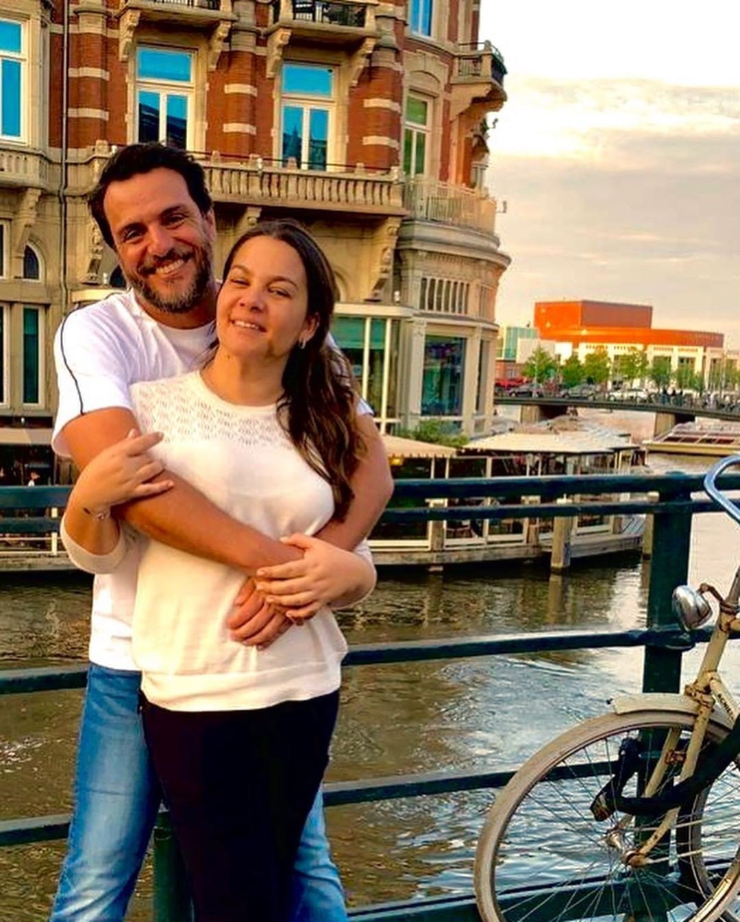Rodrigo Lombardi e a mulher Betty Baumgarten, (Foto: Reprodução/Instagram)