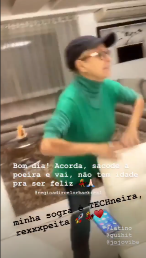 Noiva de Latino, Jéssica Rodrigues, zomba de sogra nas redes sociais (Foto: reprodução)