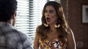 Maria da Paz fica em choque ao descobrir golpe de Josiane em A Dona do Pedaço (Foto: Reprodução/Globo)