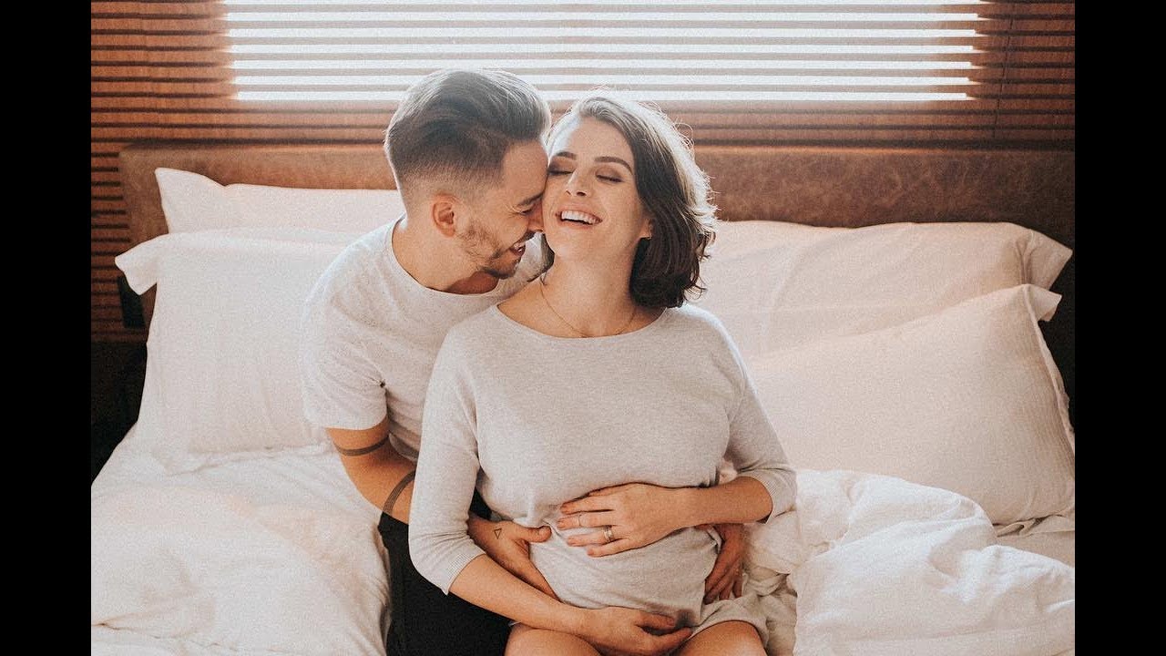 O cantor Junior Lima com a esposa (Foto: Reprodução)