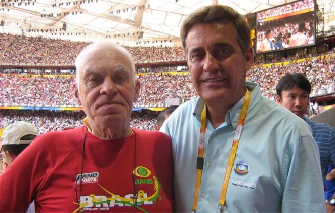 Silvio Luiz e Mauro Naves (Foto: Reprodução)
