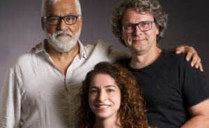 Os autores Paulo Halm, Rosane Svartman e o diretor artístico Luiz Henrique Rios estão juntos no projeto da Globo de Bom Sucesso (Foto: Reprodução/Gshow)