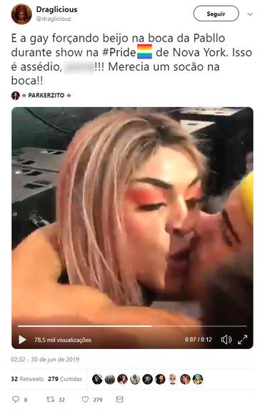 Pabllo Vittar sofreu assédio durante show em Nova York