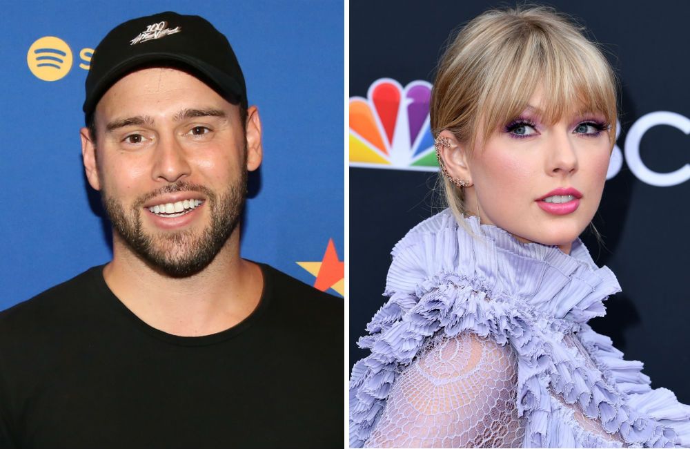 Taylor Swift e Scooter Braun (foto: Reprodução) Taylor Swift e Scooter Braun (foto: Reprodução)