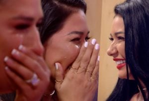 Simone e Simaria se debulharam em lágrimas no Tamanho Família da Globo (Foto reprodução)